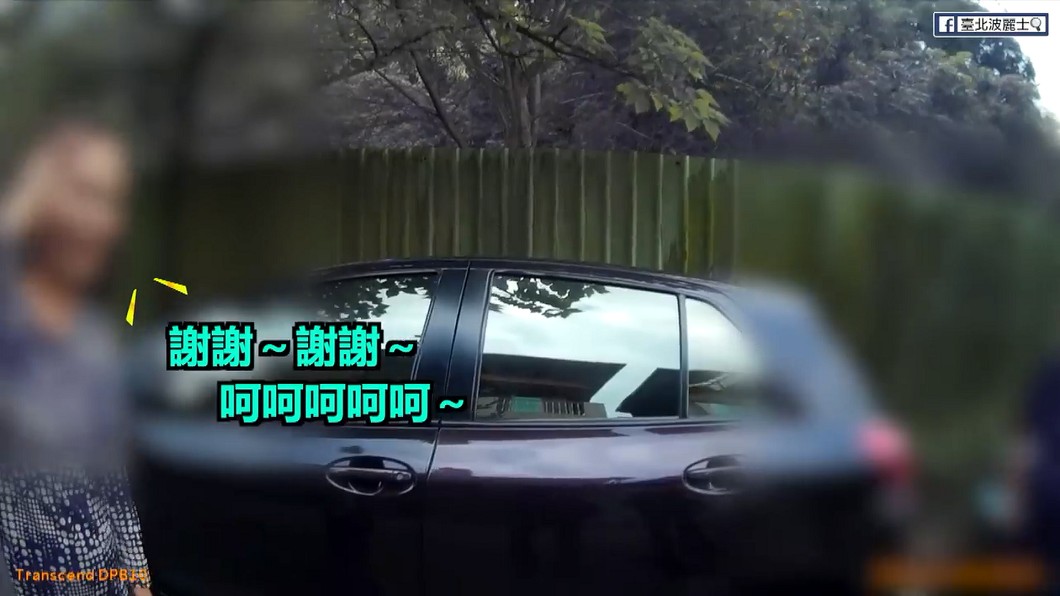 結果員警在隔壁巷找到愛車，讓車主羞喊不好意思。圖／臺北波麗士