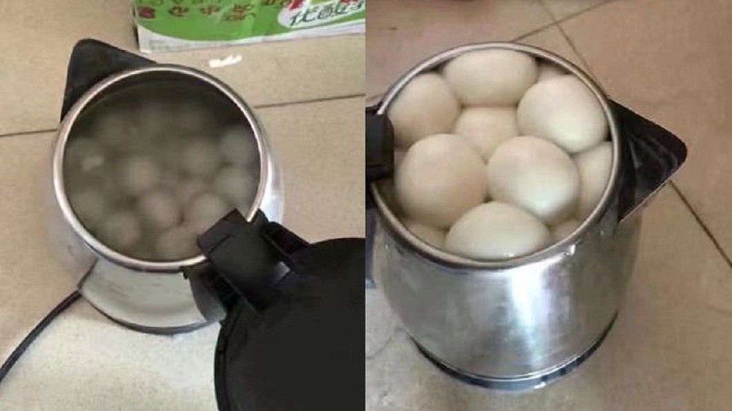 快煮壺新功能?燒湯圓開蓋變「蒸饅頭」 這份量讓他傻眼