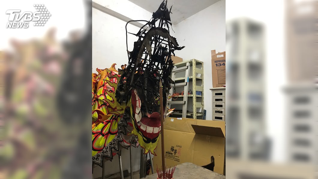 苗栗習俗鞭炮包龍炸出大火 業者興奮:越炸越旺