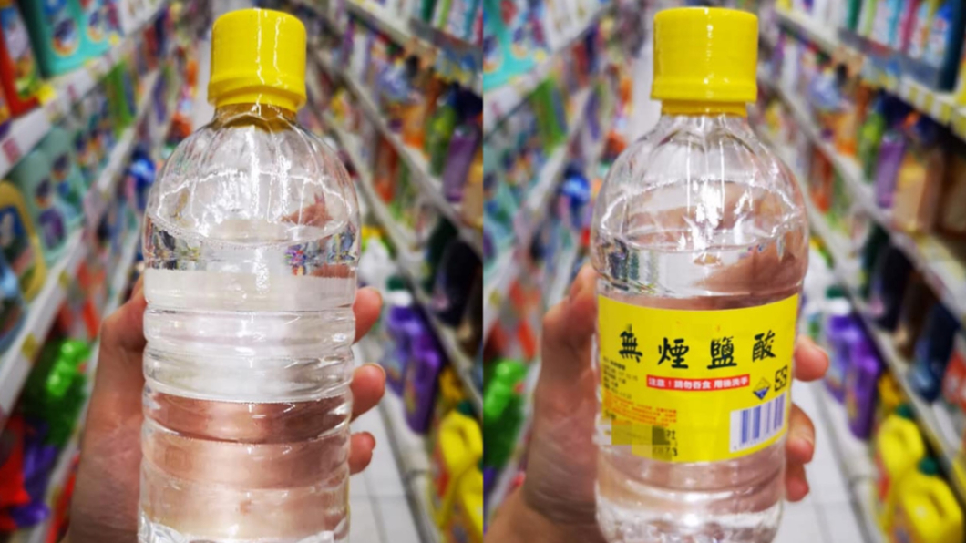 驚!差點誤認瓶裝水將「這」喝下肚 網友嚇:包裝太危險