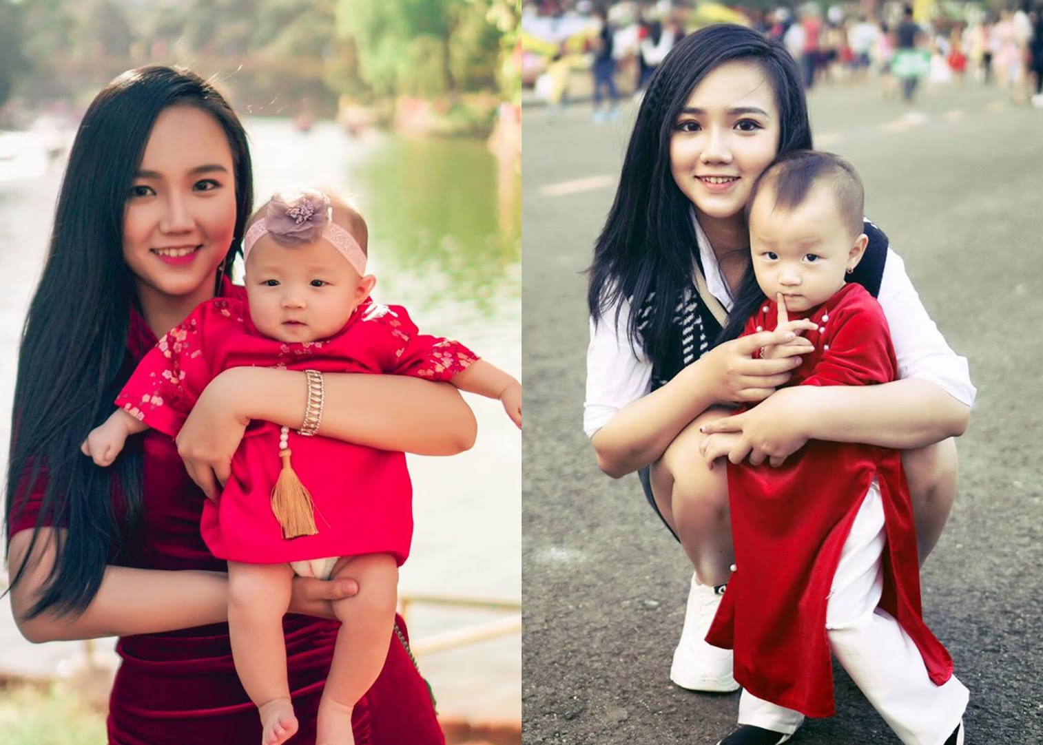 Nguyễn Yến婚後甜蜜,還生了一個可愛的寶寶。圖/翻攝自Nguyễn Yến臉書