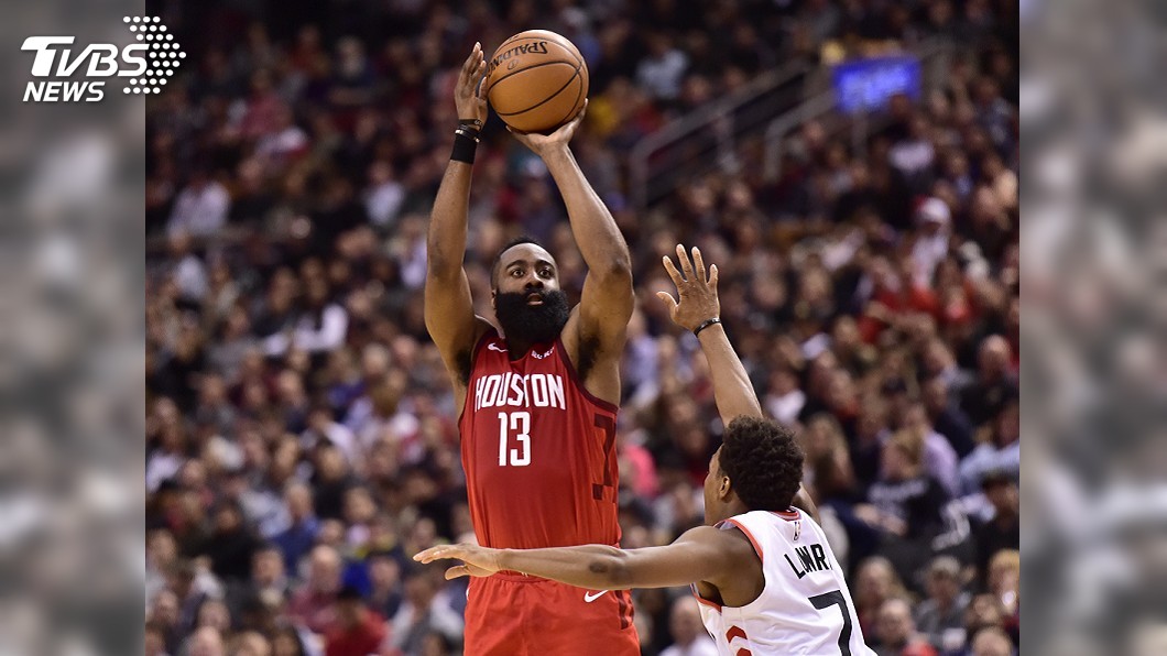 「大鬍子」哈登轟35分 NBA火箭獵暴龍6連勝