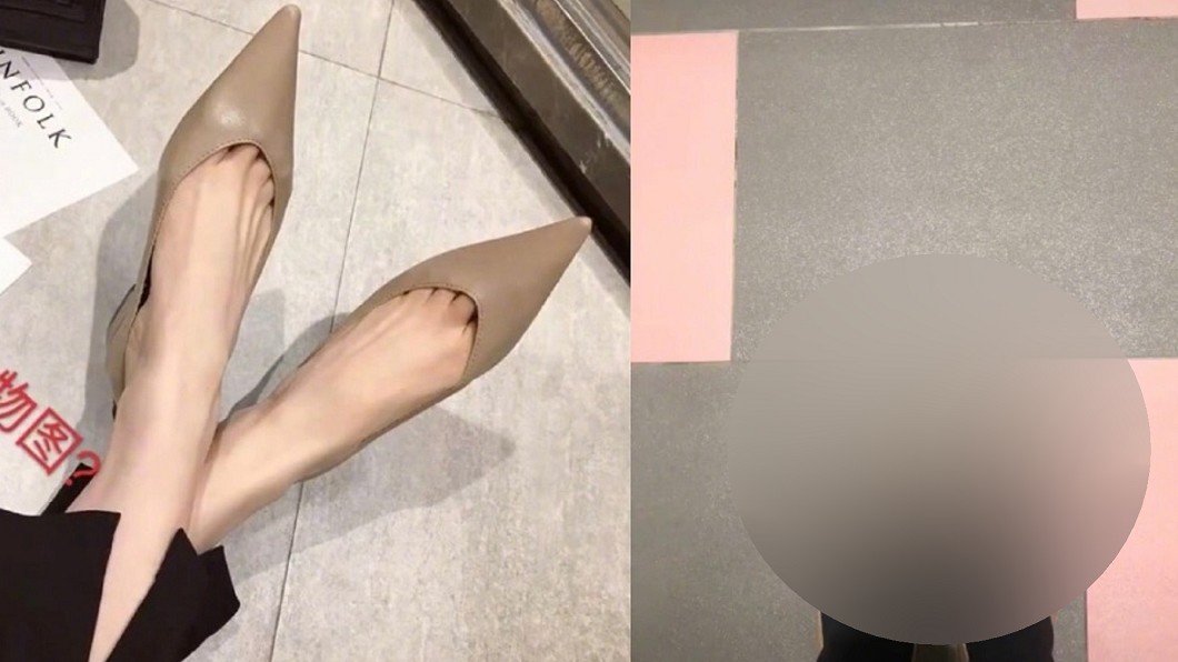 網購尖頭鞋 穿完她自嘲「被鞋子比中指」!