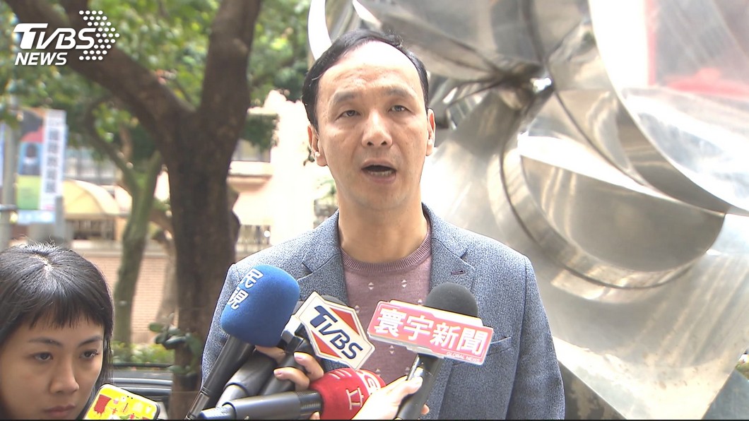 前新北市長朱立倫是藍營最先表態要參與2020初選的黨內太陽之一。(圖／TVBS)