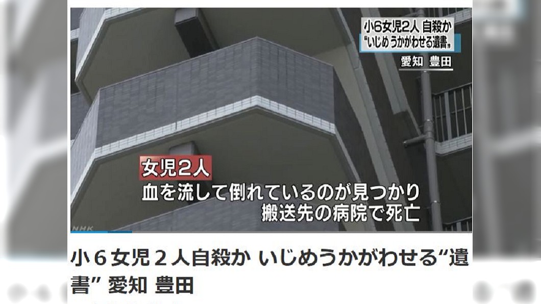 再8天就畢業　日2小六女童不堪霸凌攜手跳樓亡