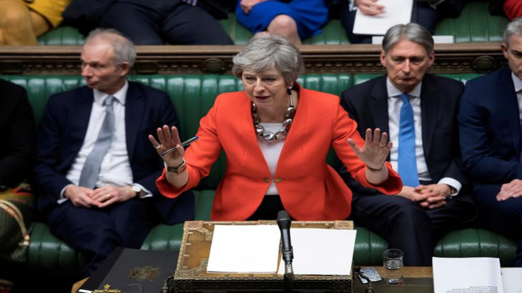 倒數16天脫歐 英國國會再否決首相提案
