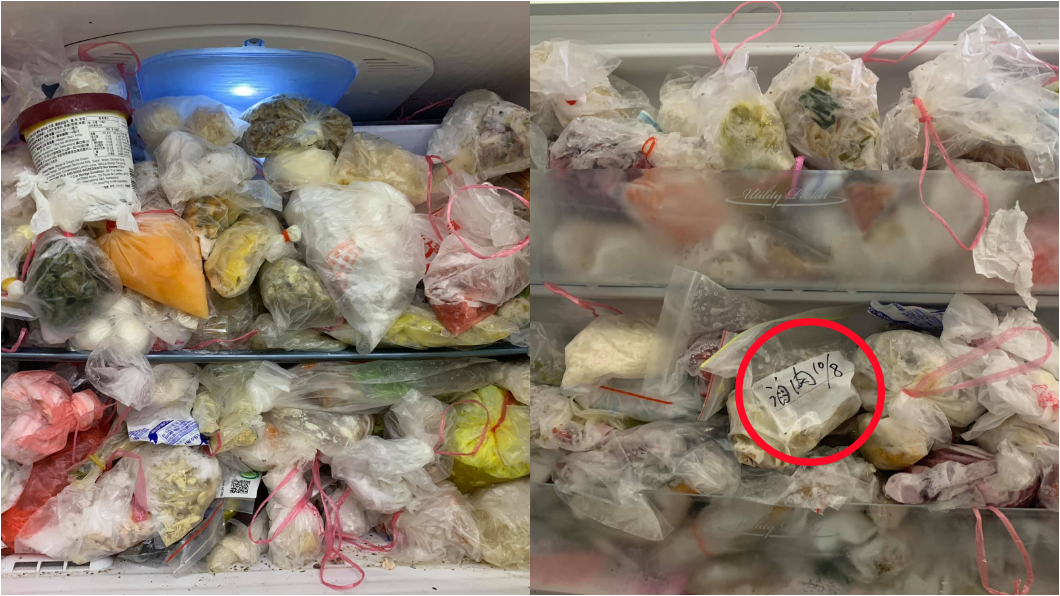 網友發現該包滷肉已經在去年10月8日就過期了。圖／翻攝臉書爆廢公社