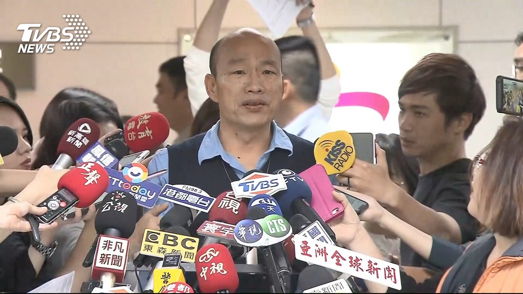 吳提徵召領表 韓自嘲:現在民心+民怨