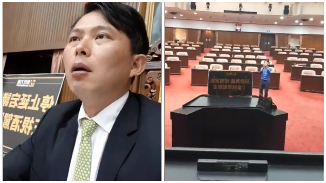 立委跑光只剩他!黃國昌開罵10分鐘 爆氣完睡死了