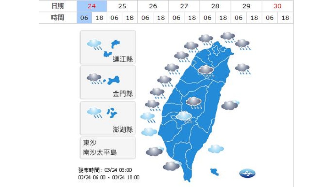 圖／中央氣象局