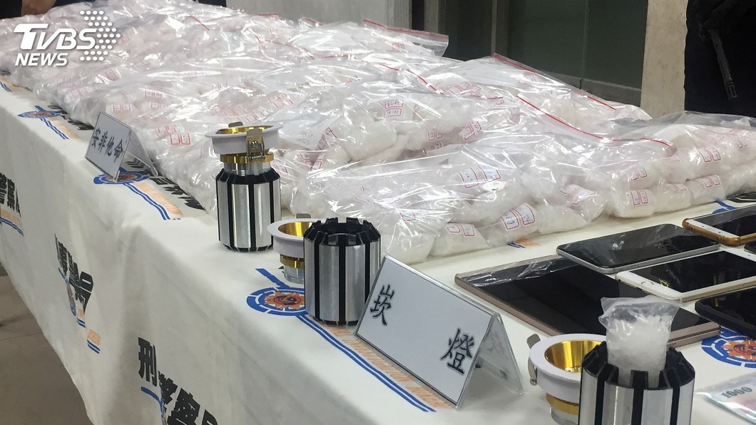 安毒藏崁燈空運來台 警攔截逾51公斤
