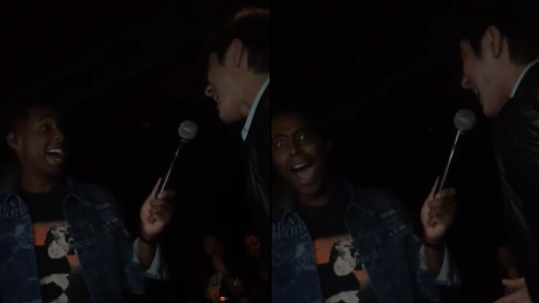 天王酒吧被CUE唱 一開嗓主持人驚呆:他很有名嗎