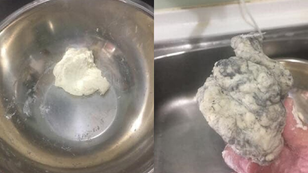 新買不鏽鋼盆…她用麵糰黏黑油 網驚:我都直接用