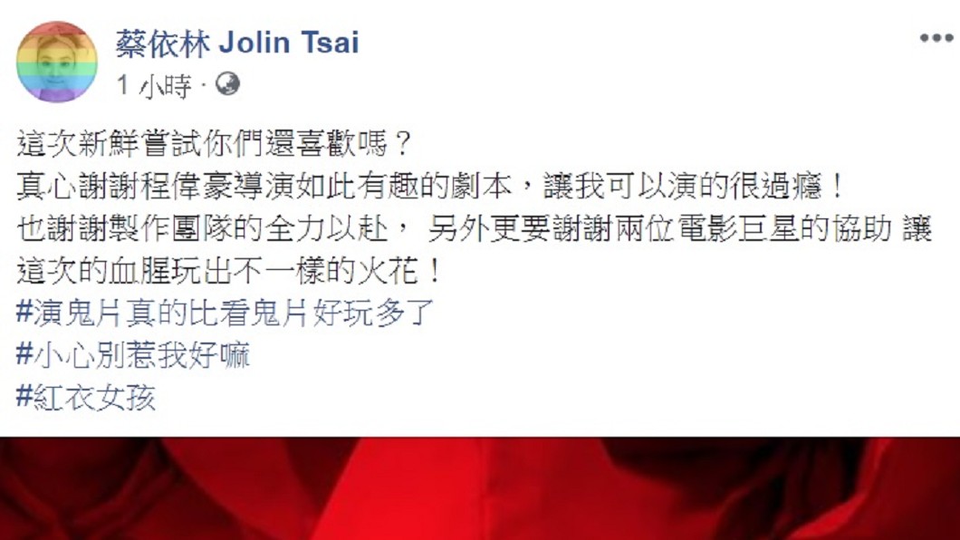 圖／翻攝自蔡依林臉書