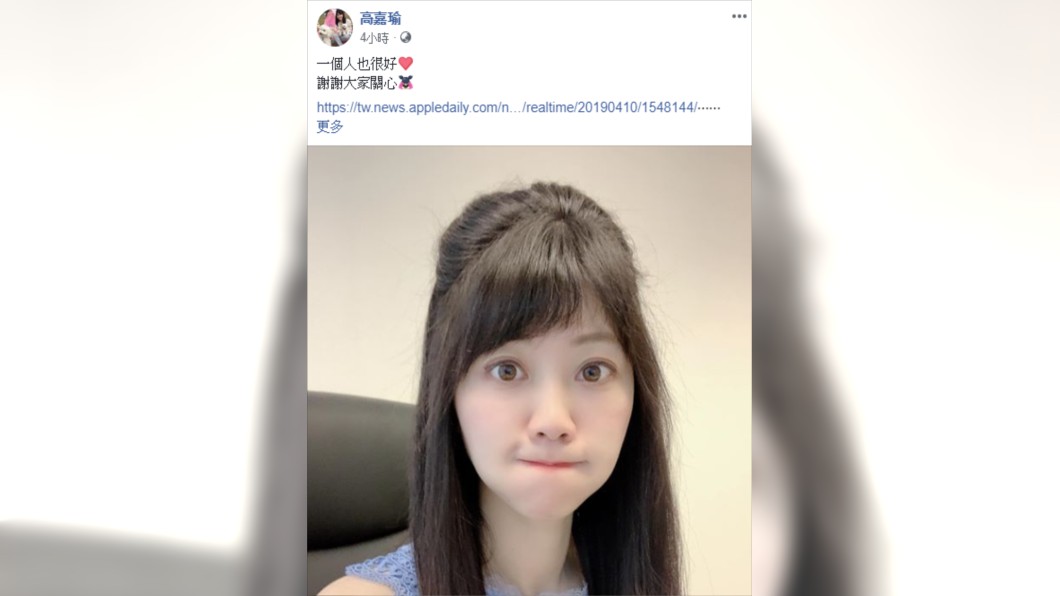 圖／翻攝高嘉瑜臉書