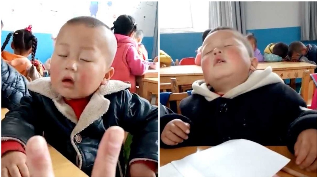 睡神附身！師喊放學失效　4歲童「度估」狂點頭超萌