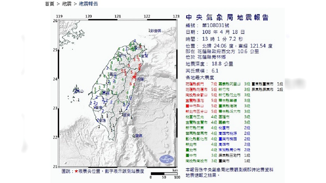 圖／中央氣象局