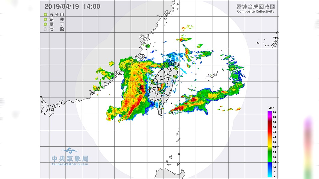 1分鐘800次閃電!颮線逼近已到門口 西半部雷雨開炸