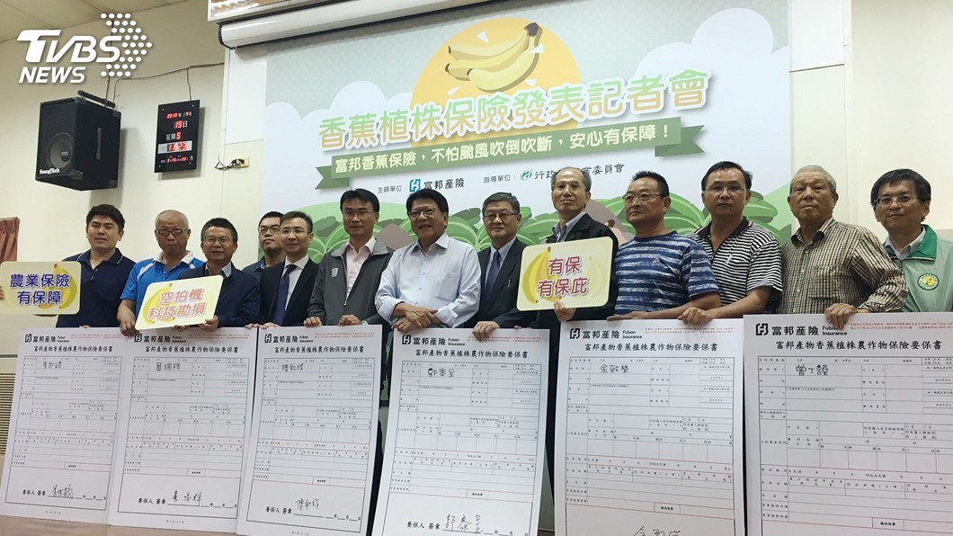 首張香蕉植株保單上路 創無人機空拍勘損