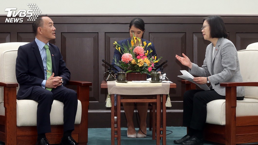接見貝里斯參議院議長 蔡總統:盼加強合作