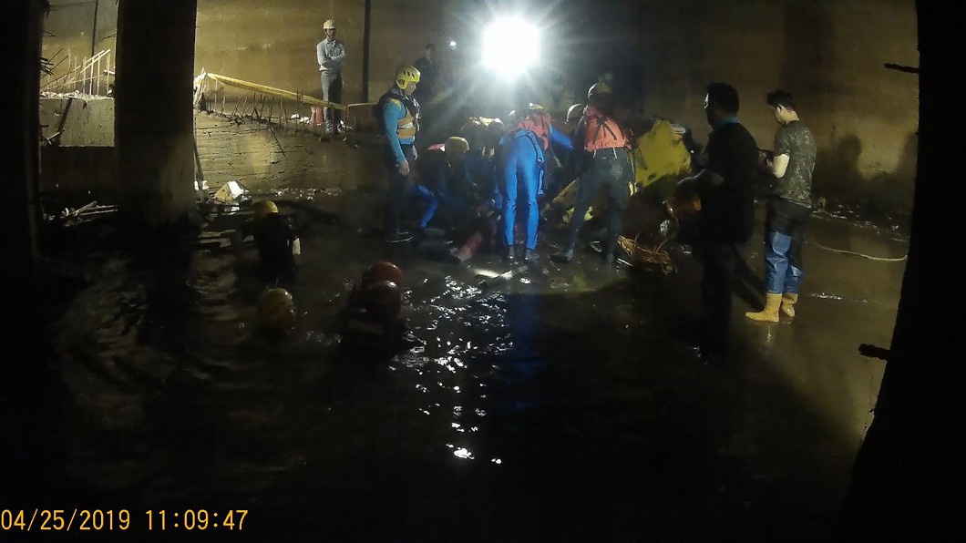 台中工地傳意外 工人疑跌落水坑送醫不治