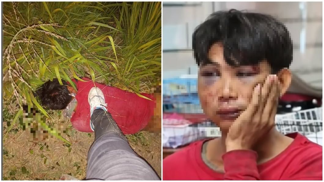 噁男企圖硬上孕婦!被正義哥狠教訓 毆成豬頭樣