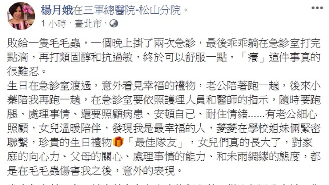 圖／翻攝自楊月娥臉書