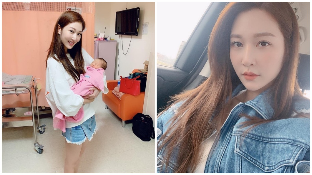 曾莞婷今日一早在臉書分享一張抱著嬰兒的照片，臉上還露出甜美笑容，不少粉絲看到已為她生了。(圖／翻攝自曾莞婷臉書)