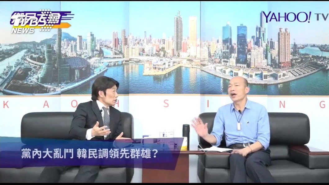 令狐沖vs.令狐沖 郭子乾扮「賴青德」犀利問韓國瑜選