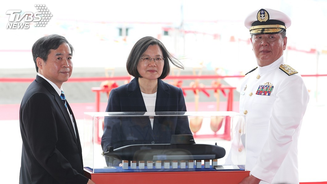 潛艦專用廠房動土 蔡英文:國造是唯一的路