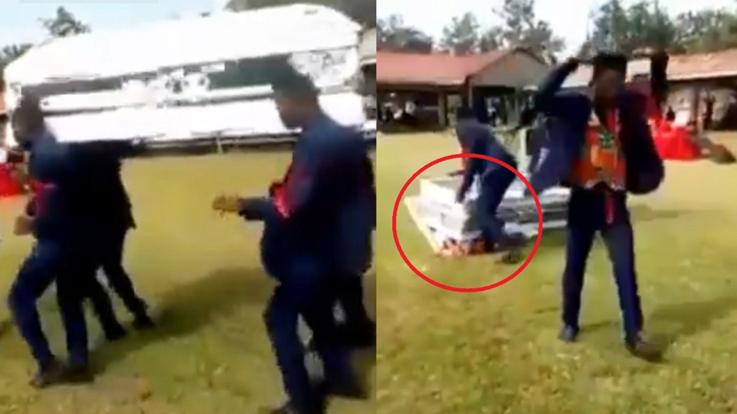歌舞抬棺手滑…遺體飛出眾人驚嚇 殯葬人員抱頭自責