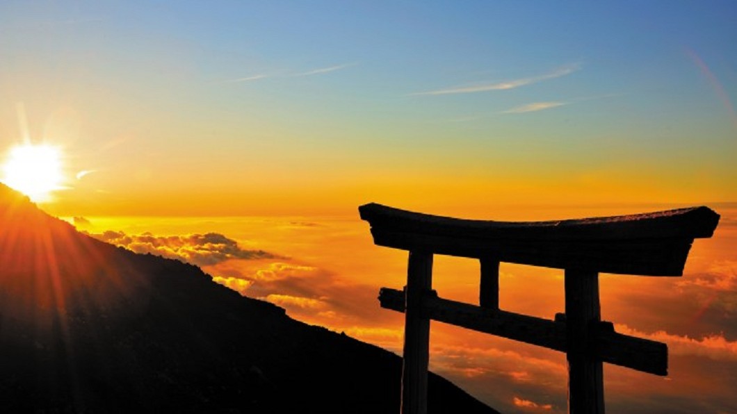 日本打卡景點-富士山御來光。（圖／翻攝自靜岡縣觀光局）