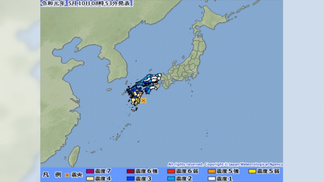 小學朝會突天搖地動 日本宮崎連環震2人傷
