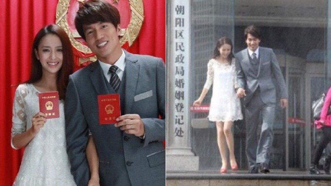 驚!42歲言承旭領證結婚?十指緊扣女子現身陸民政局
