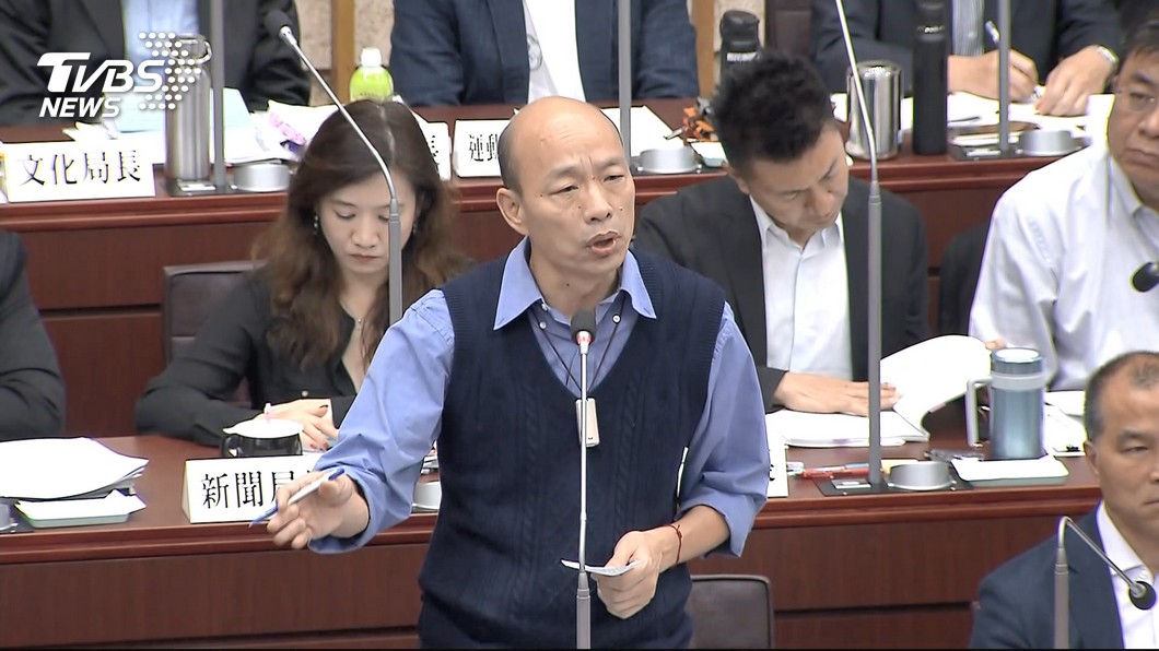 猛喊「發大財」故意跳針! 韓國瑜:方便議員剪接消遣我