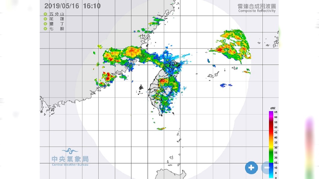 快訊/豪雨來襲!對流旺盛 中南部地區慎防午後大雷雨