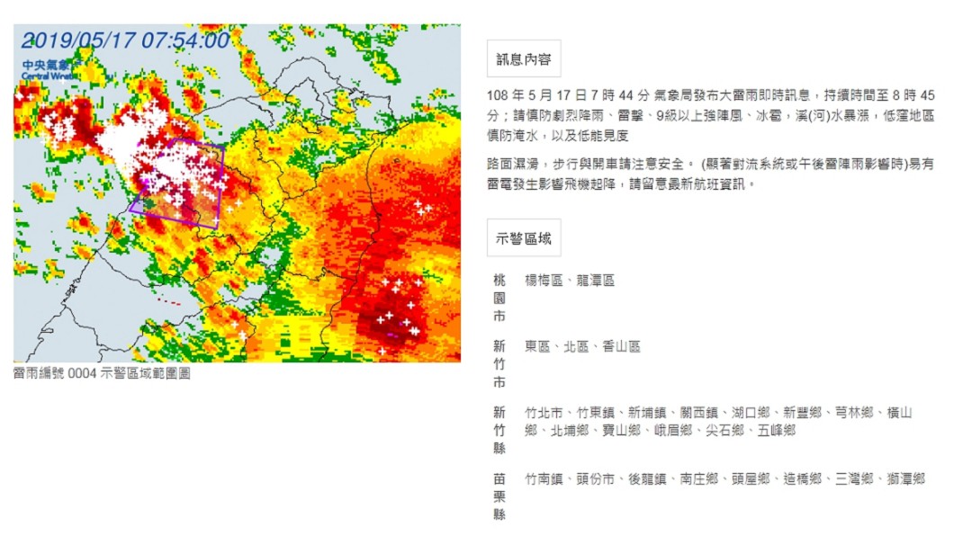 圖/中央氣象局