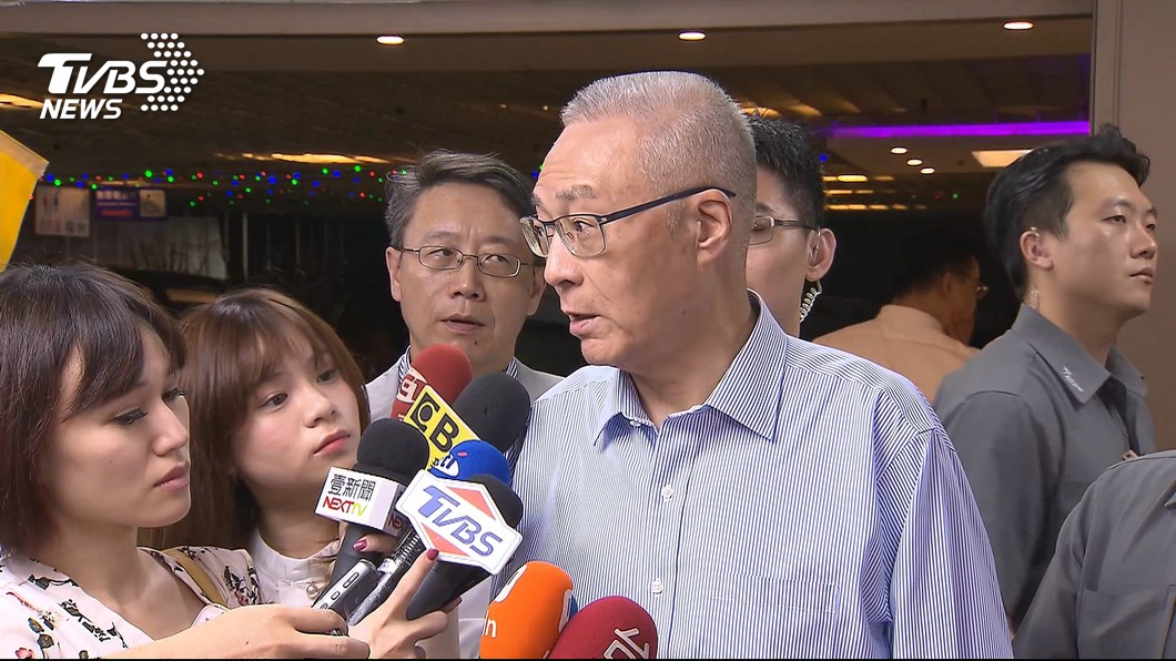 國民黨主席吳敦義。圖/TVBS