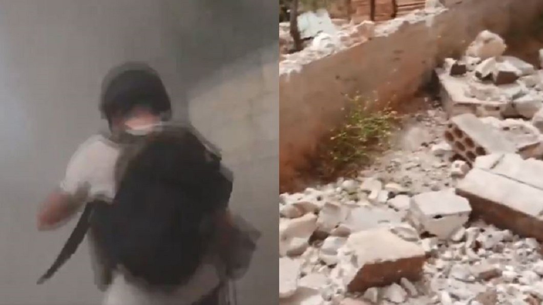 畫面曝光！報導途中遭砲彈猛襲　戰地記者躲廢墟狂奔
