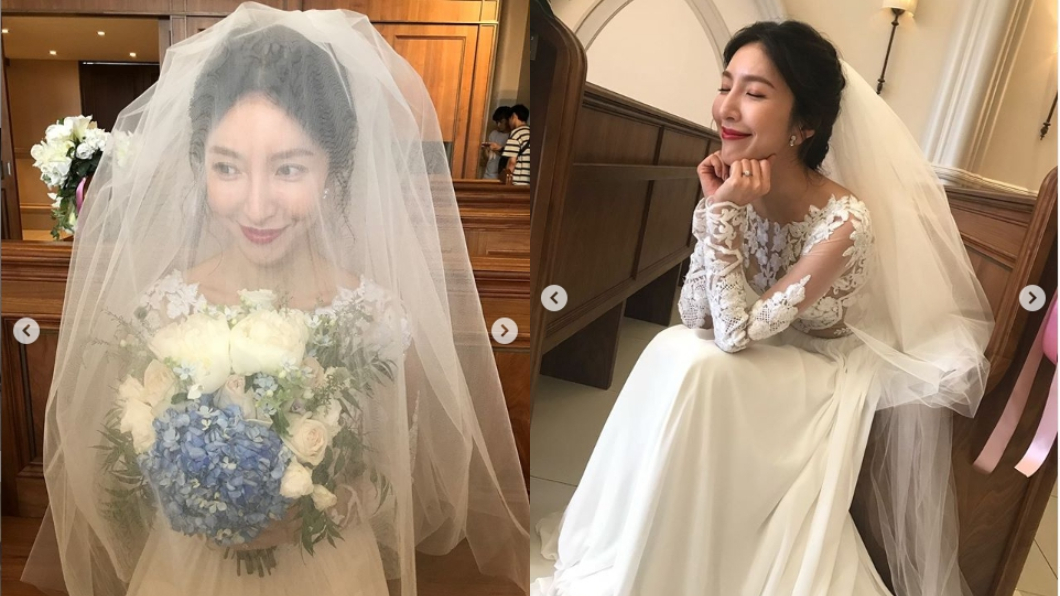楊謹華再嫁?披白紗秀美腿 網暴動:又帥又美!