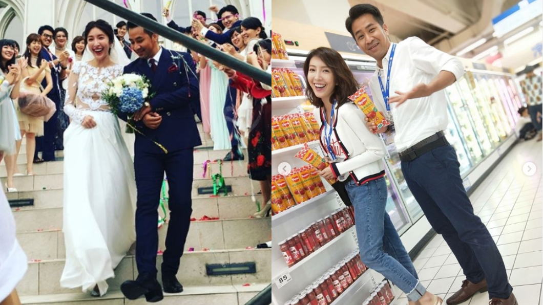 婚紗照中，男伴卻換了人？圖／翻攝自楊謹華IG