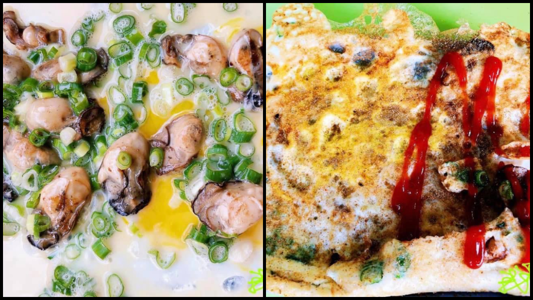 還有蚵仔蛋餅,令人食指大動。圖/「台南美食筆記簿」授權提供