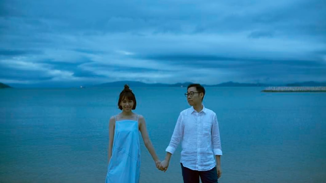 林書宇(右)遭老婆夏于喬抱怨變胖。(圖/翻攝自夏于喬臉書)