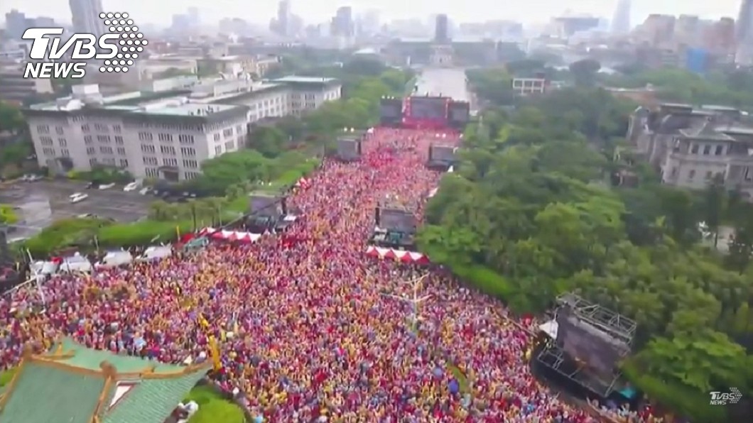 雲林縣長張麗善現身凱道　表態力挺韓國瑜