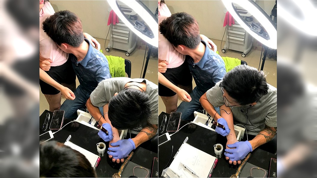 這樣止痛?男怕刺青「緊貼女伴胸」 師傅回頭:欺負我嗎
