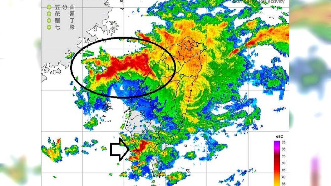 致災性豪雨來了！鋒面已登陸「持續往南」　雷雨彈灌全台