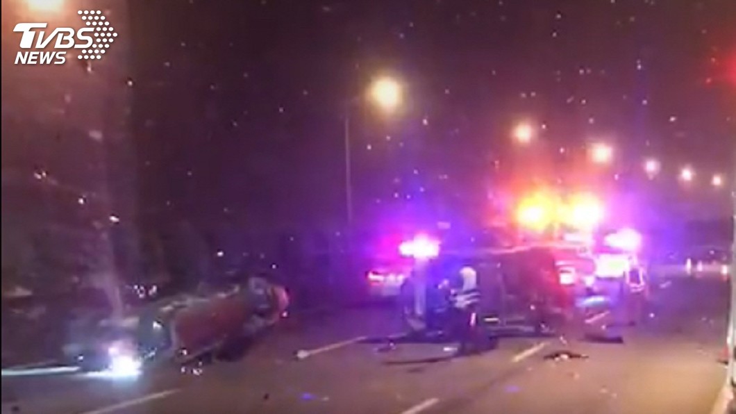 國道三義路段3車事故 1人被拋出車外身亡