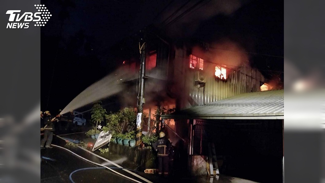 竹山鐵皮屋暗夜大火 獨居男逃生不及罹難