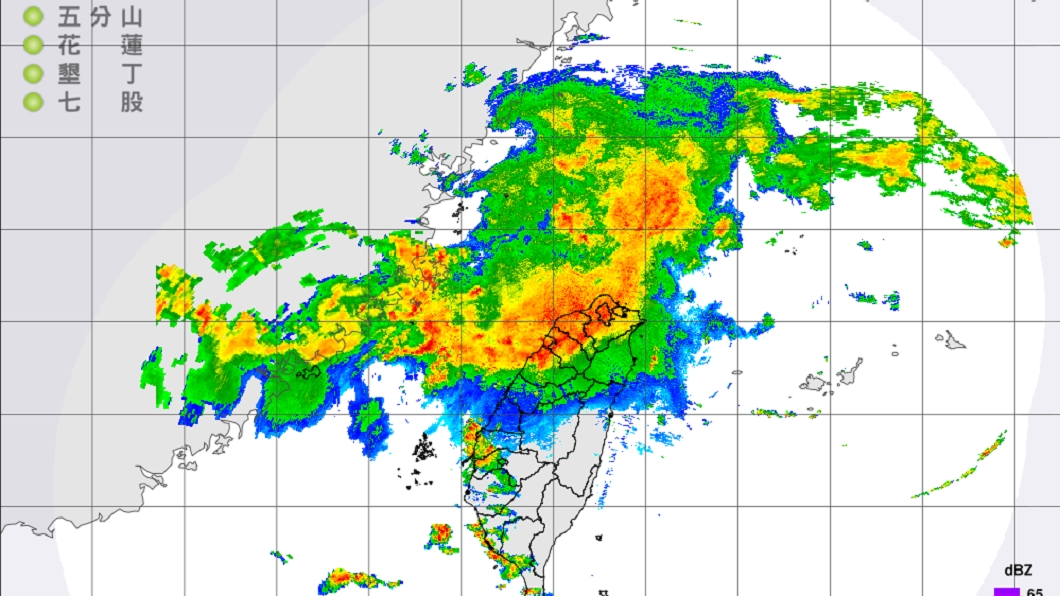 鋒面強對流南壓 北北基等16縣市發布大雨特報
