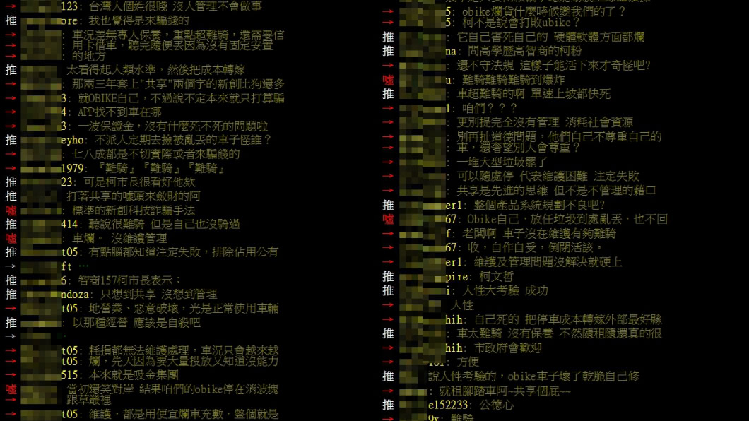 網友紛紛發表自己的看法。圖/翻攝PTT